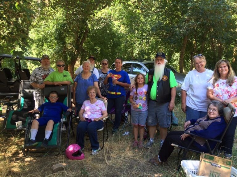 2017, Some of family watching the program